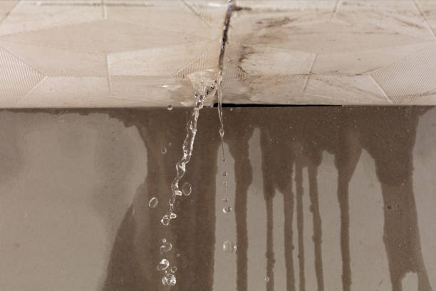 Professional Sewage Cleanup technician working in Linwood, NC